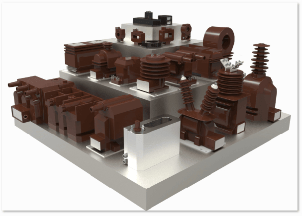 50/60HZ নামমাত্র ফ্রিকোয়েন্সি নিম্ন ভোল্টেজ বর্তমান ট্রান্সফরমার 1A নামমাত্র সেকেন্ডারি বর্তমান সঙ্গে